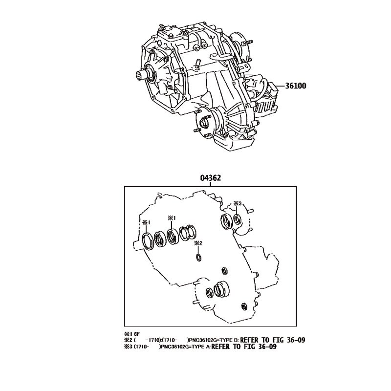 Transfer gasket kit