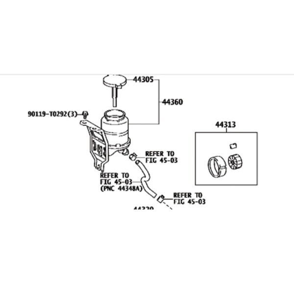 Power Steering rotor kit